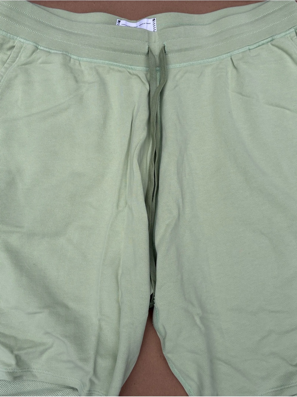 Reigning Champ Sage Green Athletic Drawstring Shorts